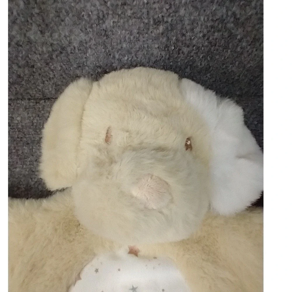 Douglas Baby Cuddle Toy Puppy Dog Kid Lovey Tan Star Moon Plush Snuggler 1452